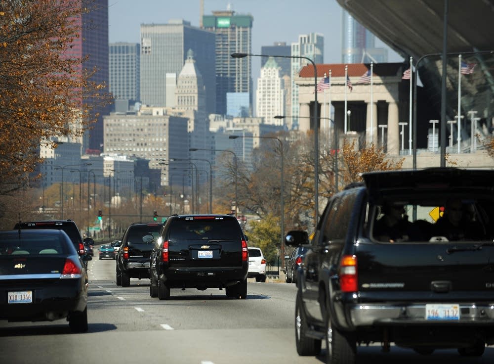 Trumps Motorcade Unseen Images